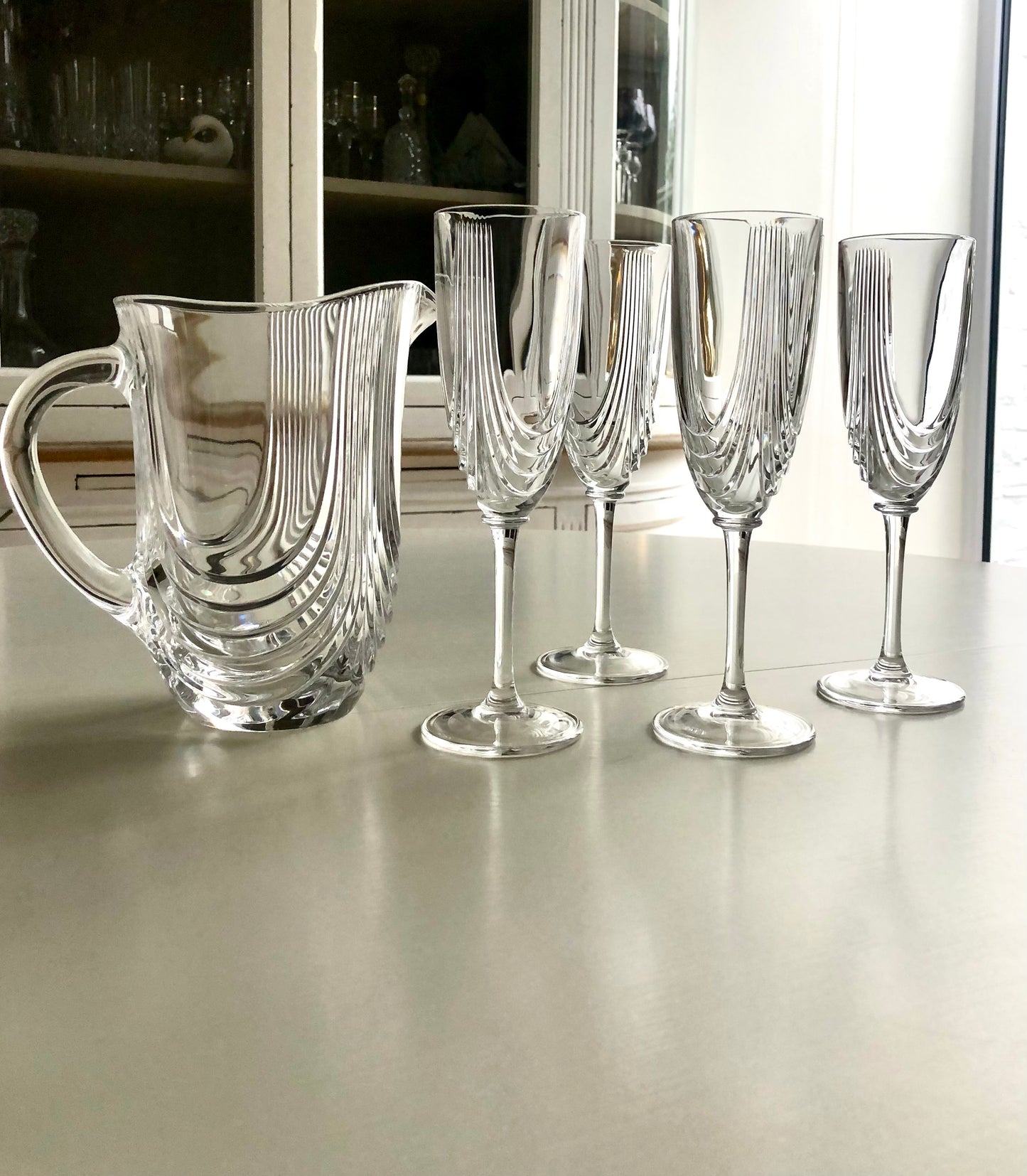 Kristallen apero set