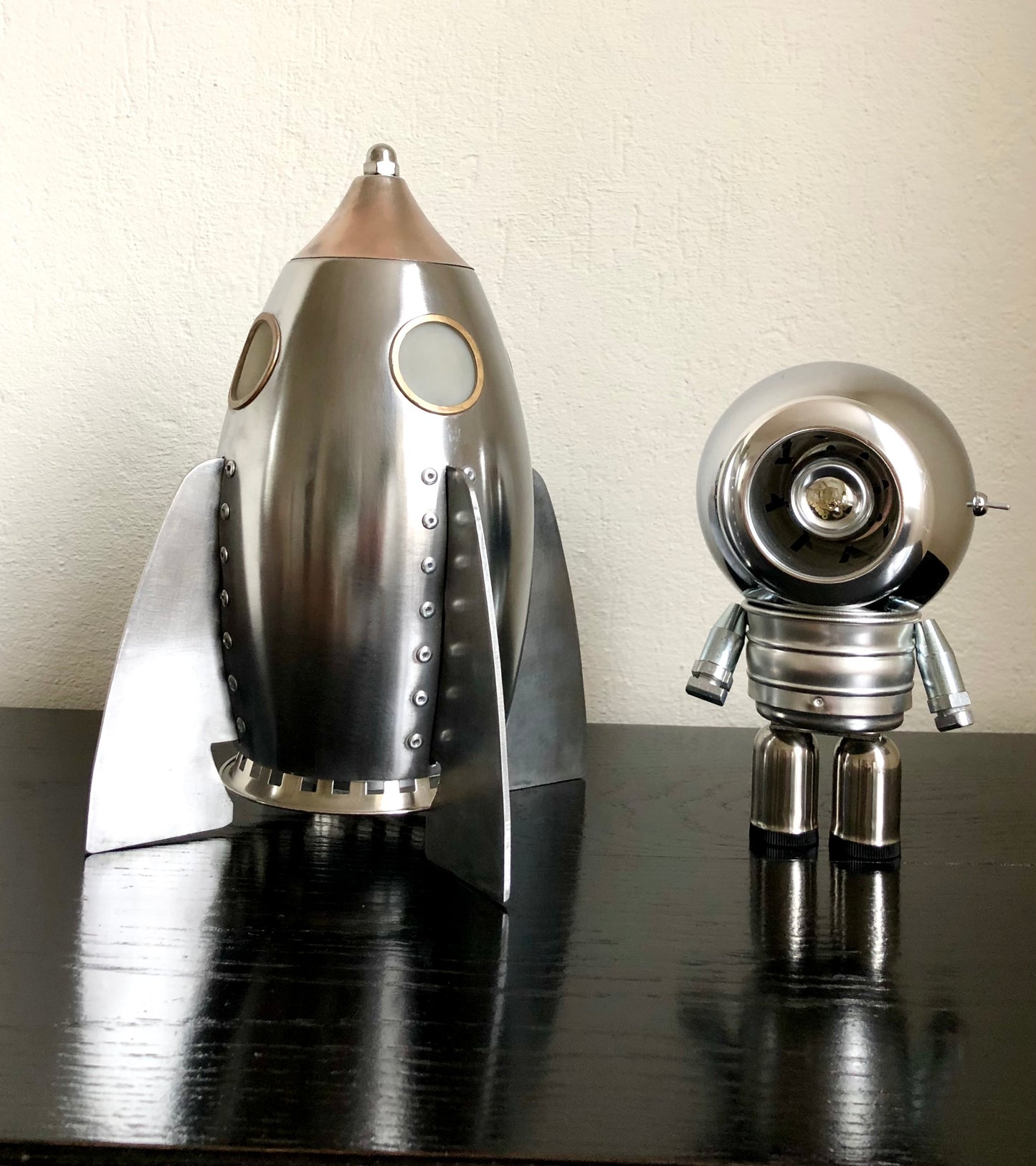 Spaceman/ metal sculpture