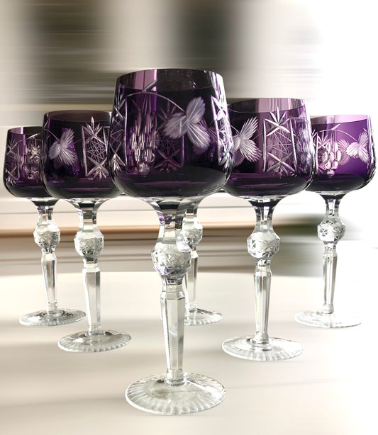 Kristallen wijnglazen