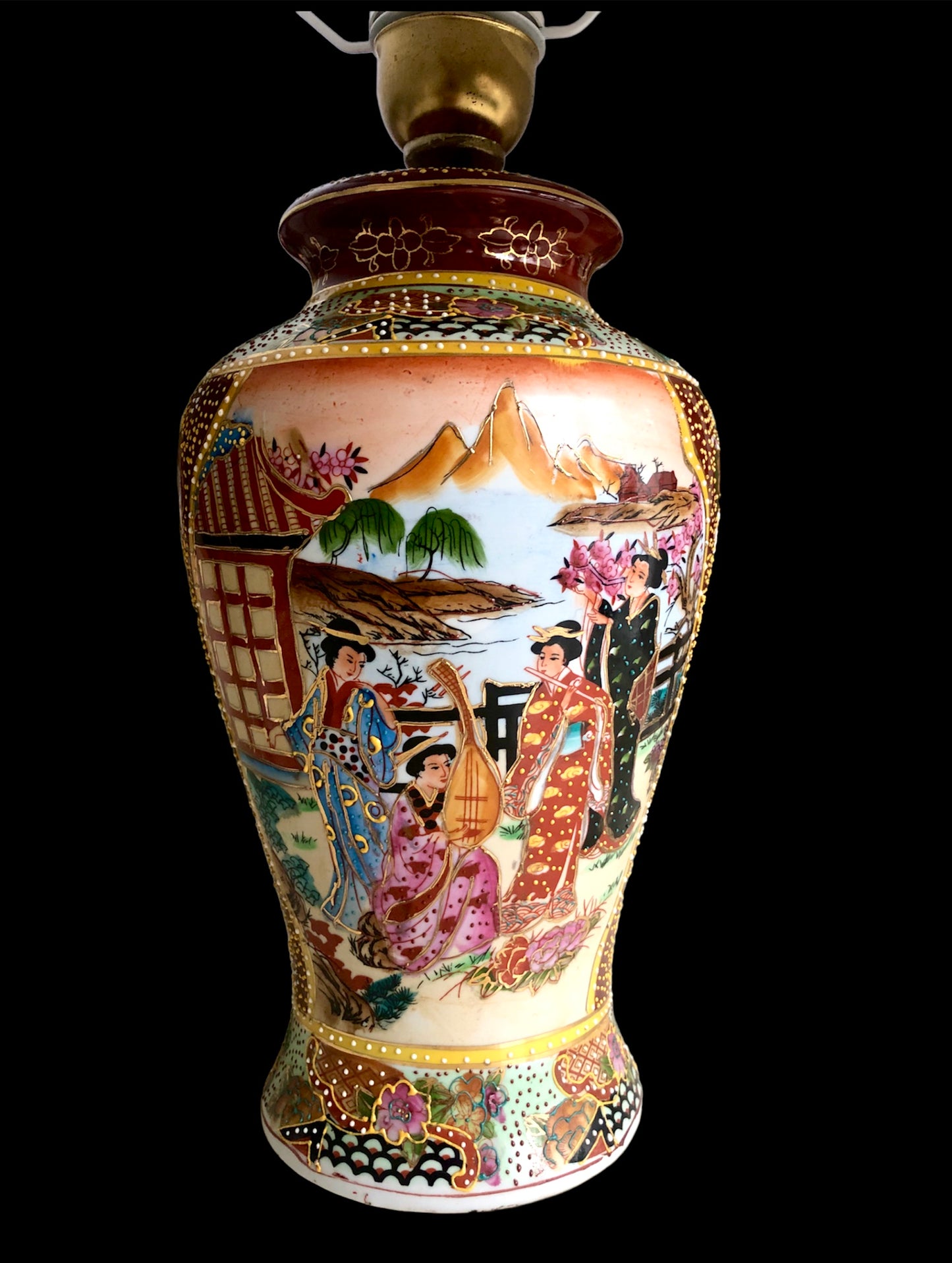 Tafellamp Japans Satsuma