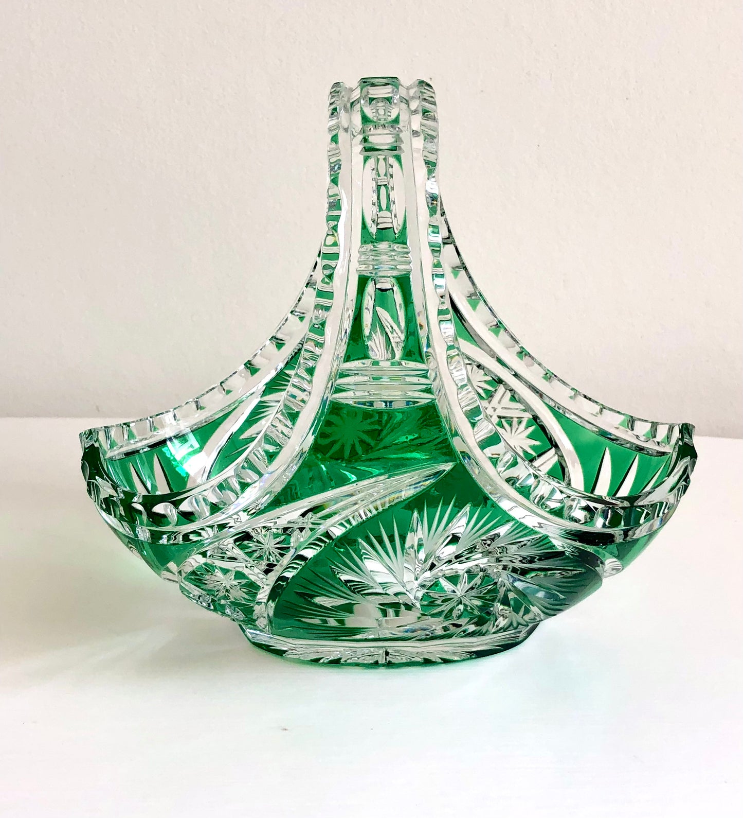 Kristallen fruit vaas