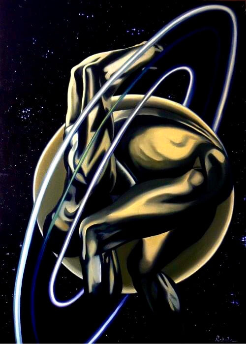 Schilderij ,Saturn’