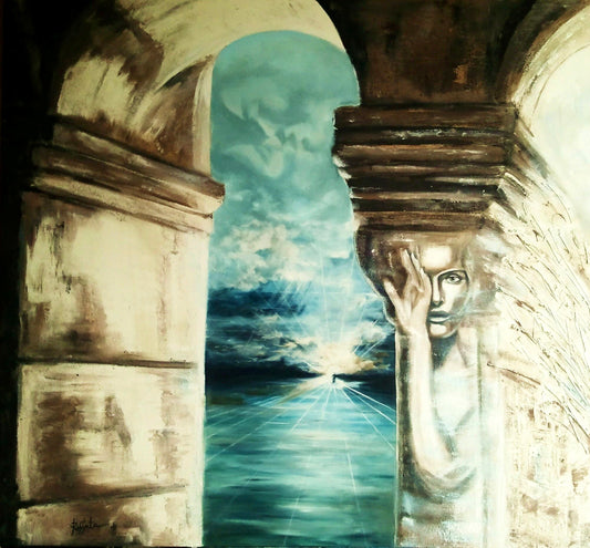 Schilderij ,Walker’