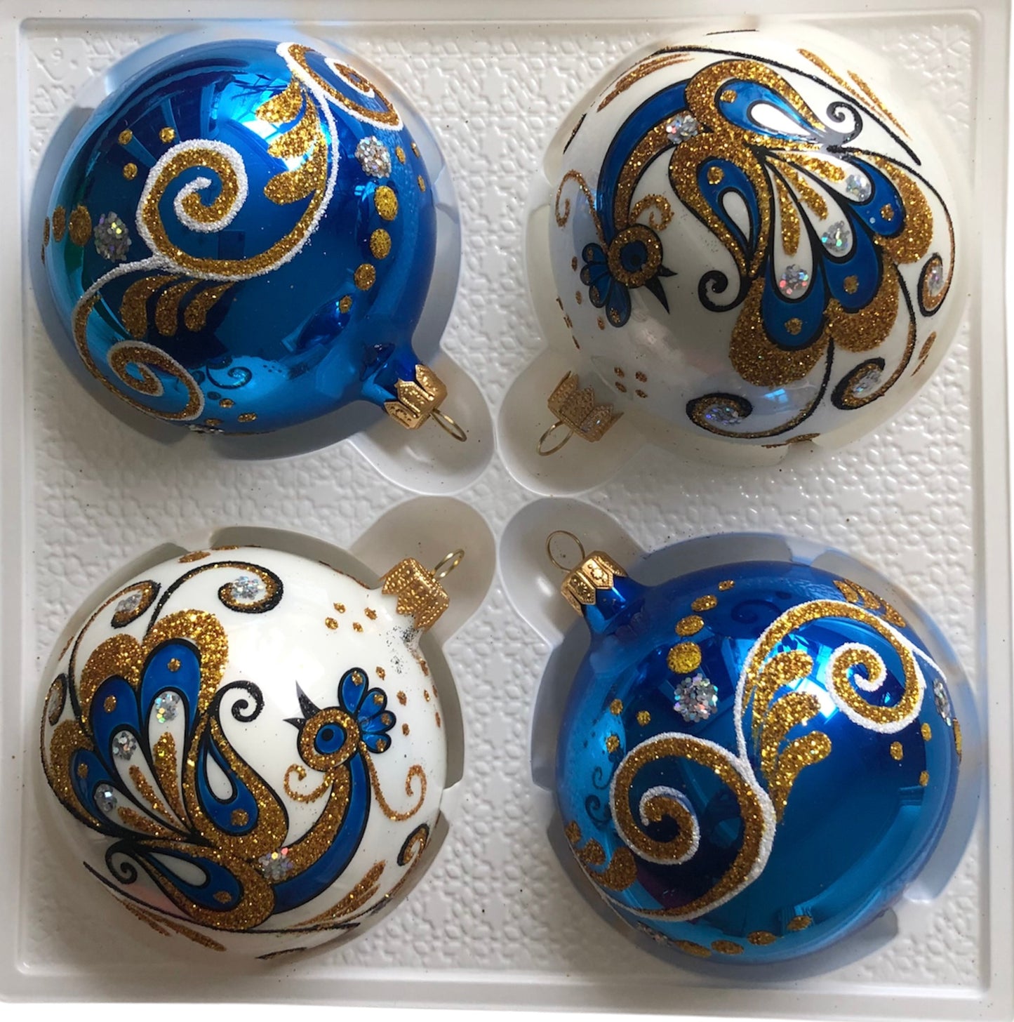 Kerstballen (set van 4)