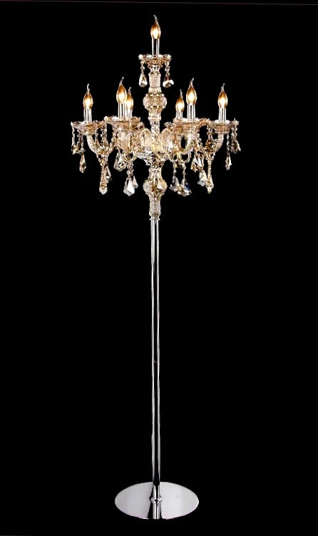 Kristallen staande lamp