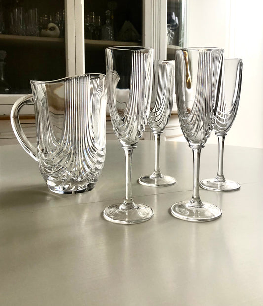 Kristallen apero set