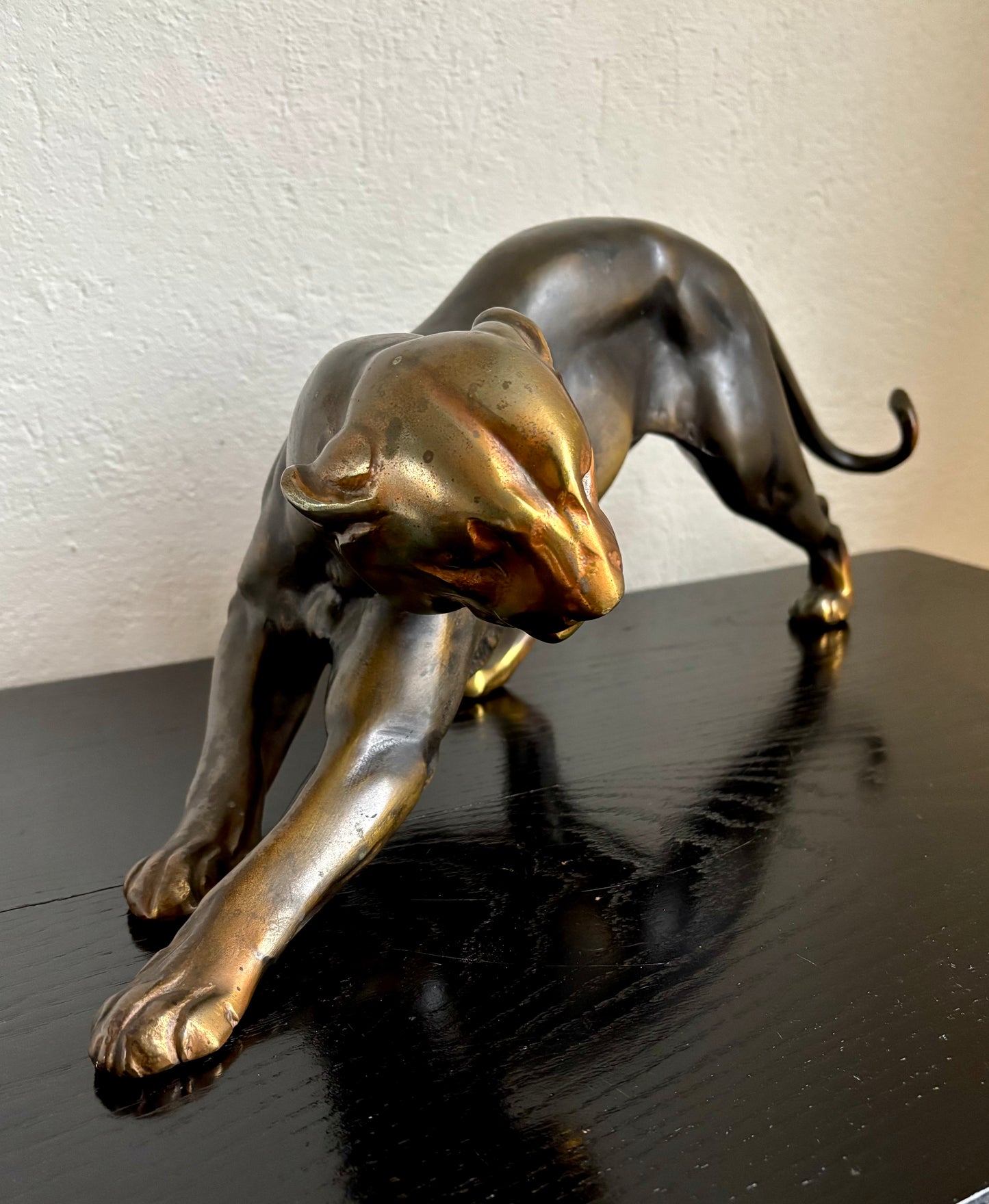 Art deco sculptuur panter